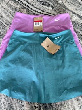 Nike Girls Athletic Skorts - Teal & Lavender-NWT